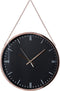 Beliani BEZAS - Wandklok - Zwart - Kunststof