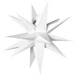 Beliani BHAGIRATHI - Kerstdecoratie LED - Gebroken wit - Papier