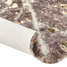 Beliani BOGONG - Kunstleer vloerkleed - Beige - 150 x 200 cm - Polyester