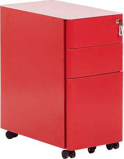 Beliani BOLSENA - Archiefkast - Rood - Metaal