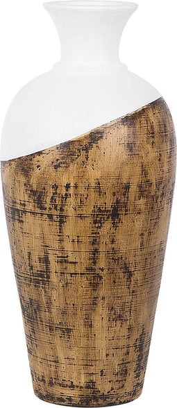 Beliani BONA - Decoratieve vaas - Wit - Terracotta