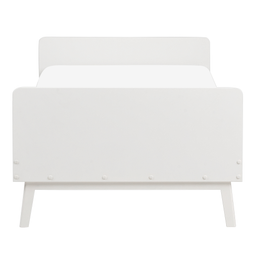 Beliani BONNAC - Eenpersoonsbed - Wit - 90 x 200 cm - Dennenhout