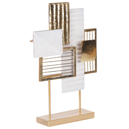 Beliani BORON - Decofiguur - Goud/Wit - Metaal