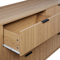 Beliani BRADLEY - Dressoir - Lichthout/Zwart - MDf