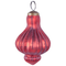 Beliani BRILLANT - Kerstballen set van 4 - Rood - Glas