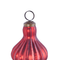 Beliani BRILLANT - Kerstballen set van 4 - Rood - Glas