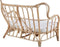 Beliani BRINDISI - Loungeset voor 4 - Beige - Rotan