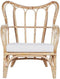 Beliani BRINDISI - Loungeset voor 4 - Beige - Rotan
