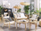 Beliani BRINDISI - Loungeset voor 4 - Beige - Rotan