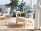 Beliani BRINDISI - Loungeset voor 4 - Beige - Rotan