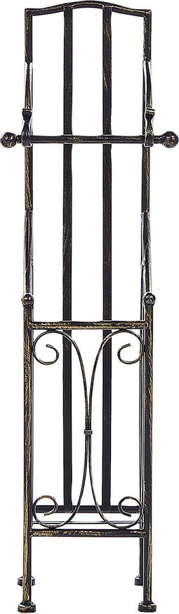 Beliani BRISA - Toiletpapierhouder - Zwart - IJzer