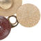 Beliani BROMINE - Wanddecoratie - Goud/Bruin - Metaal