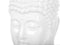 Beliani BUDDHA - Decofiguur - Wit - Kunststof