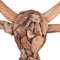 Beliani BULL HEAD - Wanddecoratie - Lichte houtkleur - Teakhout
