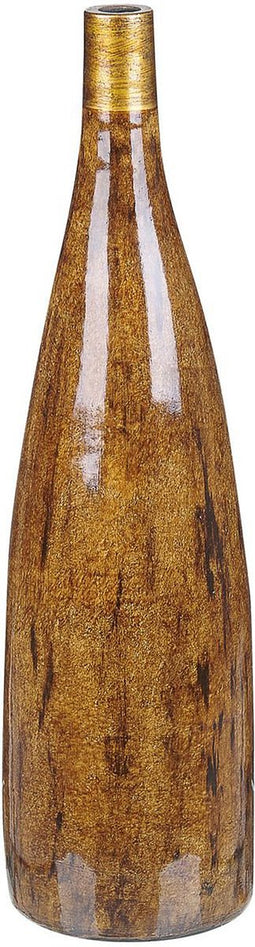 Beliani BURGOS - Bloemenvaas - Bruin - Terracotta