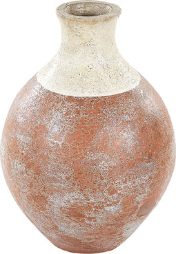 Beliani BURSA - Decoratieve vaas - Bruin - Terracotta
