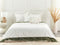 Beliani RHEA - Verzwaringsdeken hoes - Wit - 150 x 200 cm - Polyester