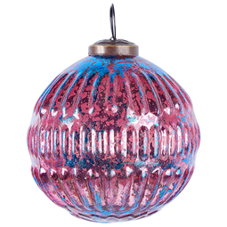 Beliani ASTRAL - Kerstballen set van 6 - Roze - Glas