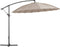 Beliani CALABRIA - Zweefparasol - Beige - Kunststof