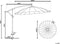 Beliani CALABRIA - Zweefparasol - Beige - Kunststof