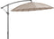 Beliani CALABRIA - Zweefparasol - Beige - Kunststof