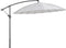 Beliani CALABRIA - Zweefparasol - Grijs - Kunststof