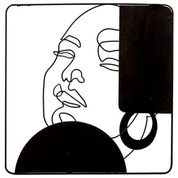 Beliani CALIFORNIUM - Wanddecoratie - Bruin - IJzer/MDF