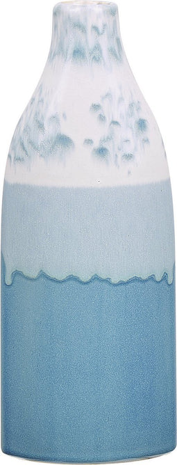 Beliani CALLIPOLIS - Bloemenvaas - Blauw - Steengoed