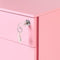 Beliani CAMI - Kantoorkast - Roze - Staal
