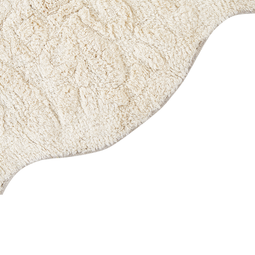 Beliani CANBAR - Badmat - Beige - 150 x 60 cm - Katoen