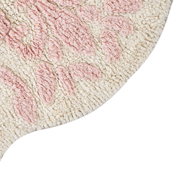 Beliani CANBAR - Badmat - Roze - 150 x 60 cm - Katoen