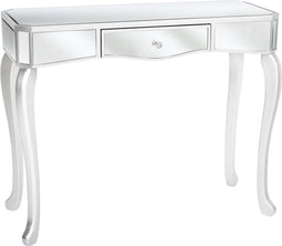 Beliani CARCASSONNE - Kaptafel - Zilver - MDF