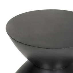 Beliani CARDANO - Bijzettafel - Zwart - Mangohout