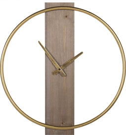 Beliani CASITAS - Wandklok - Goud - Metaal