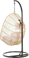 Beliani CASOLI - Hangstoel - Natuurlijk - PE rotan