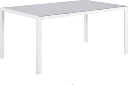 Beliani CATANIA - Tuintafel - Grijs - Veiligheidsglas