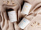 Beliani SIMPLICITY - Geurkaars set - Oceaan/Bergamot/Fresh linnen - Soja wax