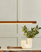 Beliani STEWARTS - Hanglamp met dimmer - Donkerhout - Eikenhout