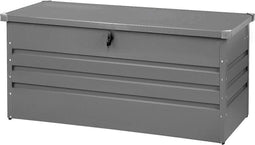 Beliani CEBROSA - Kussenbox - Grijs - Staal