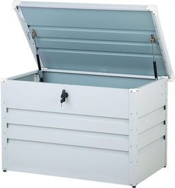 Beliani CEBROSA - Kussenbox - Grijs - Staal