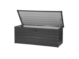 Beliani CEBROSA - Kussenbox - Grijs - Staal