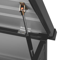 Beliani CEBROSA - Kussenbox - Grijs - Staal