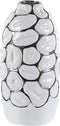 Beliani CENABUM - Decoratieve vaas - Wit - Steengoed