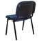 Beliani CENTRALIA - Set van 4 stoelen - Blauw - Polyester