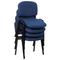 Beliani CENTRALIA - Set van 4 stoelen - Blauw - Polyester
