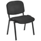 Beliani CENTRALIA - Set van 4 stoelen - Zwart - Polyester