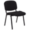 Beliani CENTRALIA - Set van 4 stoelen - Zwart - Polyester