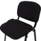 Beliani CENTRALIA - Set van 4 stoelen - Zwart - Polyester