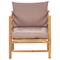 Beliani CERRETO - Loungeset 6-zits - Taupe - Bamboehout