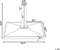 Beliani CERVO - Accessoires voor parasols - Zwart - Beton